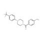 (4-Aminophenyl){4-[4-(trifluoromethyl)phenyl]-piperazino}methanone (CAS 885949-76-8) - chemical structure image