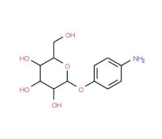 4-Aminophenyl a-D-glucopyranoside (CAS 31302-52-0) - chemical structure image
