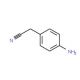 (4-Aminophenyl)acetonitrile (CAS 3544-25-0) - chemical structure image
