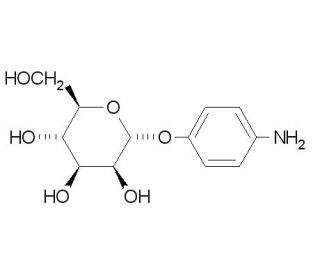 4-Aminophenyl &alpha;-D-mannopyranoside (CAS 34213-86-0) - chemical structure image