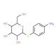 4-Aminophenyl b-D-thiomannopyranoside (CAS 129970-93-0) - chemical structure image
