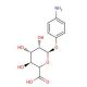 4-Aminophenyl β-D-Glucuronide (CAS 21080-66-0) - chemical structure image