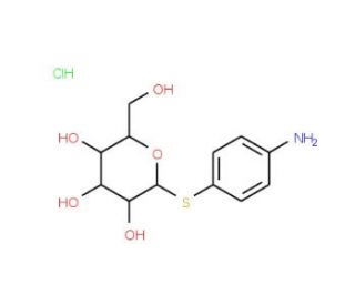 4-Aminophenyl &beta;-D-Thiomannopyranoside Hydrochloride (CAS 210049-19-7) - chemical structure image