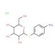 4-Aminophenyl β-D-Thiomannopyranoside Hydrochloride (CAS 210049-19-7) - chemical structure image
