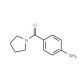 (4-Aminophenyl)pyrrolidin-1-yl-methanone (CAS 56302-41-1) - chemical structure image