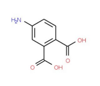 4-Aminophthalic acid (CAS 5434-21-9) - chemical structure image