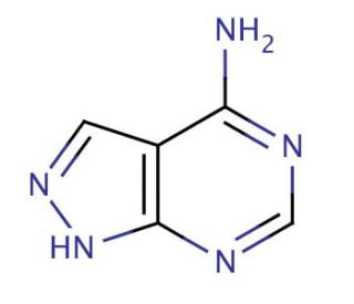 4-Aminopyrazolo[3,4-d]pyrimidine (CAS 2380-63-4) - chemical structure image