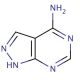 4-Aminopyrazolo[3,4-d]pyrimidine (CAS 2380-63-4) - chemical structure image