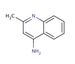 4-Aminoquinaldine (CAS 6628-04-2) - chemical structure image