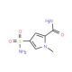 4-(aminosulfonyl)-1-methyl-1H-pyrrole-2-carboxamide - chemical structure image