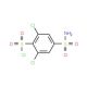 4-(aminosulfonyl)-2,6-dichlorobenzenesulfonyl chloride - chemical structure image