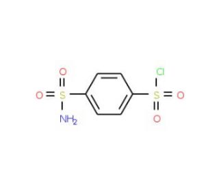4-(aminosulfonyl)benzenesulfonyl chloride (CAS 46249-41-6) - chemical structure image