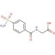 {[4-(aminosulfonyl)benzoyl]amino}acetic acid - chemical structure image