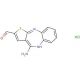 4-Aminothieno[2,3-b][1,5]benzodiazepine-2-carboxaldehyde Hydrochloride - chemical structure image