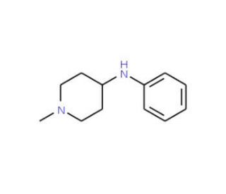 4-Anilino-1-methylpiperidine (CAS 22261-94-5) - chemical structure image