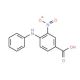 4-anilino-3-nitrobenzoic acid (CAS 16927-49-4) - chemical structure image