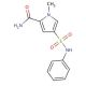 4-(anilinosulfonyl)-1-methyl-1H-pyrrole-2-carboxamide - chemical structure image