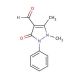 4-Antipyrinecarboxaldehyde (CAS 950-81-2) - chemical structure image