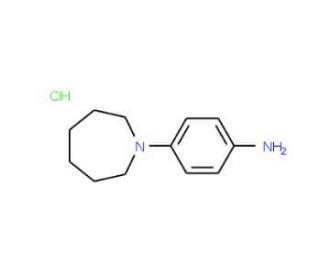 4-azepan-1-ylaniline hydrochloride (CAS 057356-18-0) - chemical structure image