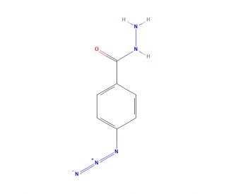 4-Azidobenzoyl hydrazine (CAS 63296-32-2) - chemical structure image