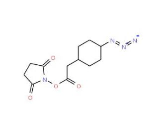 4-Azidophenylacetic acid N-succinimido ester (CAS 23049-93-6) - chemical structure image