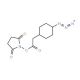 4-Azidophenylacetic acid N-succinimido ester (CAS 23049-93-6) - chemical structure image