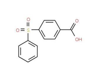 4-Benzenesulfonylbenzoic acid (CAS 5361-54-6) - chemical structure image