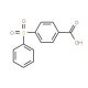 4-Benzenesulfonylbenzoic acid (CAS 5361-54-6) - chemical structure image
