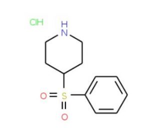 4-Benzenesulphonylpiperidine hydrochloride - chemical structure image