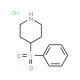 4-Benzenesulphonylpiperidine hydrochloride - chemical structure image