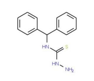 4-Benzhydryl-3-thiosemicarbazide (CAS 21198-25-4) - chemical structure image