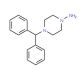 4-Benzhydryl-piperazin-1-ylamine (CAS 1698-31-3) - chemical structure image