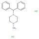 4-benzhydrylpiperazin-1-amine dihydrochloride - chemical structure image