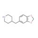 4-Benzo[1,3]dioxol-5-ylmethyl-piperidine (CAS 76672-65-6) - chemical structure image