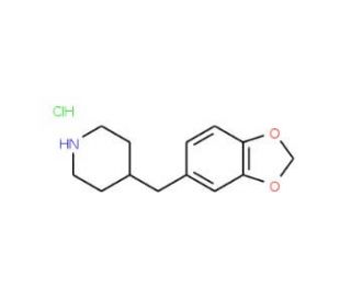 4-Benzo[1,3]dioxol-5-ylmethyl-piperidine hydrochloride (CAS 67848-79-7) - chemical structure image