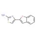 4-Benzofuran-2-yl-thiazol-2-ylamine (CAS 3084-04-6) - chemical structure image