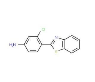 4-Benzothiazol-2-yl-3-chloro-phenylamine - chemical structure image
