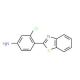 4-Benzothiazol-2-yl-3-chloro-phenylamine - chemical structure image