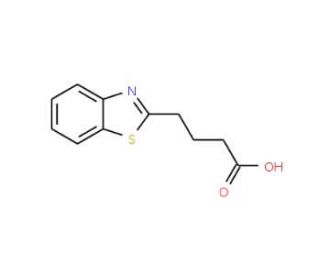 4-Benzothiazol-2-yl-butyric acid (CAS 41387-91-1) - chemical structure image