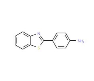 4-Benzothiazol-2-yl-phenylamine (CAS 6278-73-5) - chemical structure image