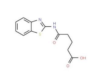 4-(Benzothiazol-2-ylcarbamoyl)-butyric acid - chemical structure image