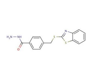 4-(Benzothiazol-2-ylsulfanylmethyl)-benzoic acid hydrazide - chemical structure image