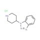 4-Benzotriazol-1-ylpiperidine hydrochloride (CAS 79098-80-9) - chemical structure image