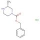 4-Benzoxycarbonyl-2-(R)-methylpiperazine hydrochloride (CAS 1217831-52-1) - chemical structure image
