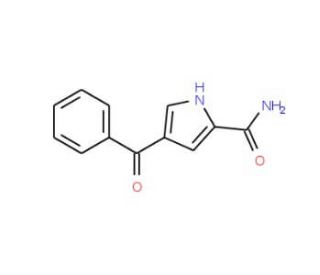 4-Benzoyl-1H-pyrrole-2-carboxamide - chemical structure image