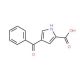 4-Benzoyl-1H-pyrrole-2-carboxylic acid (CAS 15372-84-6) - chemical structure image