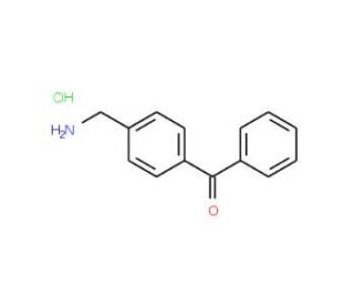 4-Benzoyl benzylamine hydrochloride (CAS 24095-40-7) - chemical structure image