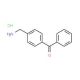 4-Benzoyl benzylamine hydrochloride (CAS 24095-40-7) - chemical structure image