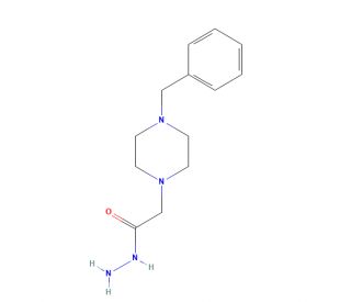 4-Benzyl-1-piperazineacetic Acid Hydrazide (CAS 24632-70-0) - chemical structure image
