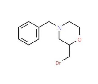 4-Benzyl-2-(bromomethyl)morpholine (CAS 306935-00-2) - chemical structure image